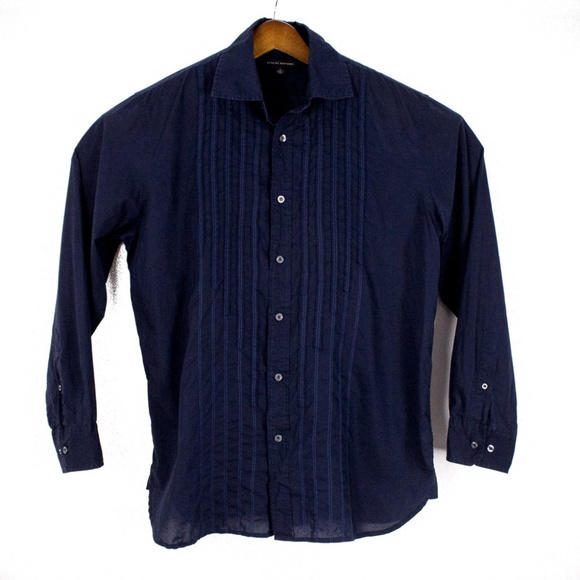 Banana Republic Men Button Down Dress Shirt Large - Picture 4 of 6
